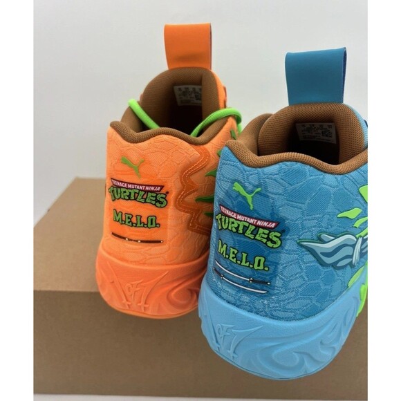 Puma Teenage Mutant Ninja Turtles x MB.04 Leonardo & Michelangelo LAMELO Size 9 main image 7